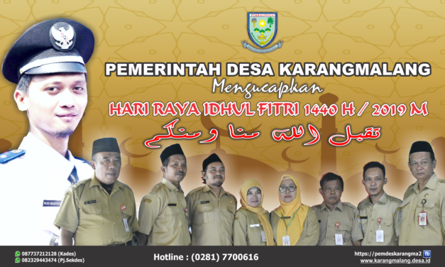 Selamat Idhul Fitri 1440 H / 2019 M
