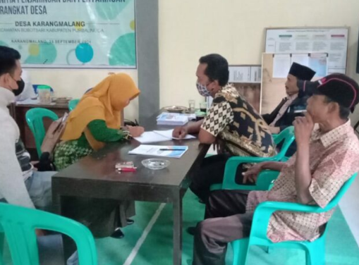 DATA PENDAFTAR PERANGKAT DESA YANG TELAH MEMASUKAN BERKAS